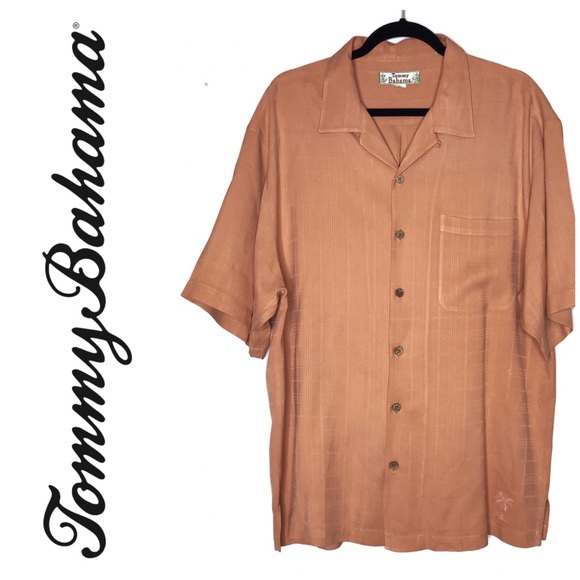 Tommy Bahama Other - Tommy Bahama 100% Silk Button Front Mens Shirt